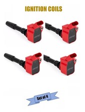APR Holley Ignition Coils Red 4Pc Fits Audi Volkswagen Porsche Bentley MS100192 picture