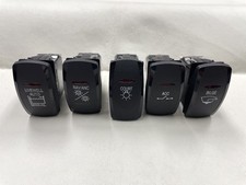CARLING TECHNOLOGIES ILLUMINATED ROCKER SWITCH SET OF (5) MARINE BOAT picture