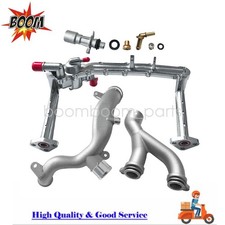 Upgraded Aluminum Coolant Water Pipe Kit Fit 14‑19 Land Rover Range Rover 3.0 SC picture