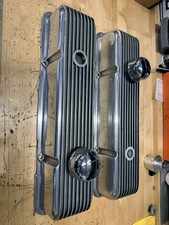 Vintage Cal Custom 40-2300 Small Block Chevy Aluminum Valve Covers USA Made picture