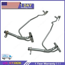 New Lower Turbocharger Oil Line Left & Right For Ford F-150 Expedition Transit picture