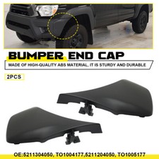 Pair Front Bumper End Covers Caps LH RH Side For 2012-2015 Toyota Tacoma Black picture