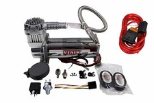 VIAIR 444C Chrome Single Compressor FREE Relays Pressure Switch Power Wire picture
