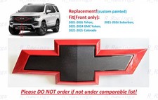 1PC Custom Front Red Black Bowtie Emblem 2021-2026 Suburban Tahoe Colorado Yukon picture