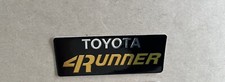 1984 1985 1986 1987 1988 1989 4Runner Cab Pillar Side Emblem Badge Overlay Decal picture