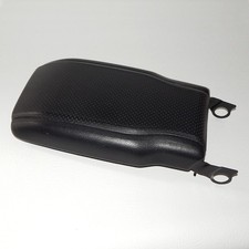 1992-1997 MERCEDES S-CLASS Center Console Lid Black Leather Armrest Top Cover picture