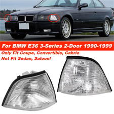 For BMW E36 3-series 2-Door 1990-99 Pair Front Turn Signal Light Corner Light picture