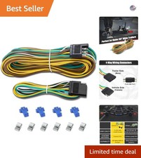 25Ft 4-Pin Trailer Wiring Harness Extension Kit - Durable Copper Construction picture