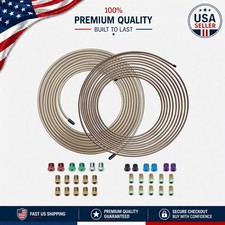High-Quality 25ft Copper-Nickel Brake Line Kit & 32 Fittings for Superior Safety picture