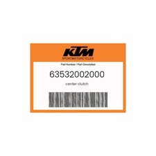 KTM Genuine Center Clutch - 63532002000 picture