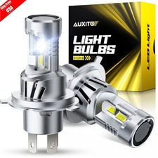 Pair H4 9003 HB2 White LED Headlight Bulbs 6500K High/Low Beam Headlamps CANbus picture