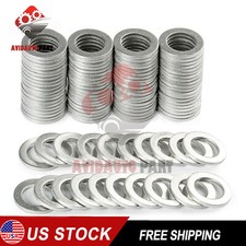 100PCS 14MM 94109-14000 FOR HONDA/ACURA OIL DRAIN PLUG CRUSH WASHERS Aluminum picture