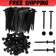 100Pcs Automotive Nylon Cable Tie Fastener Kit – Universal Car Zip Tie Buckle C picture