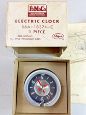 1957 Thunderbird 1956 Ford Mainline Customline Victoria Fairlane Car NOS CLOCK picture