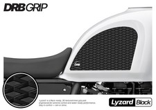 DRB Grip Royal Enfield SCRAM 411 (2022~) Tank Grips (LYZARD / Black) picture