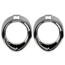 Bob Drake 01A-13045-B Headlight Rims, 1940 Fits Ford Deluxe picture