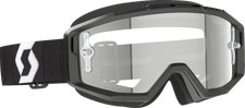 Scott USA Split OTG Goggle Black/White Clear Lens Over Glasses picture