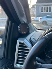 15 22 Ford F150 250 350 Left Side Handle Pillar Single Gauge Pod Black picture