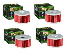 4 HifloFiltro Oil Filters HF137 For Suzuki DR650 1990-2025 500 600 750 800 picture