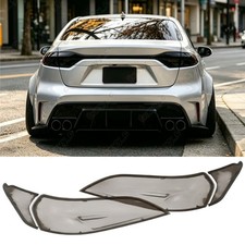 Smoked Black Tail Light Guard Decor Cover Fit For Toyota Corolla Sedan 2020-2026 picture