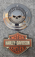 OEM HARLEY-DAVIDSON 99-17 TOURING & SOFTAIL TWIN CAM WILLIE G SKULL TIMER COVER picture