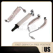 4Pcs Turbo Oil Return Drain & Oil Feed Pipe Kit For Cruze Sonic Trax Encore 1.4L picture