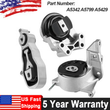 3x Engine &Trans Mount Set for 2013-2019 Ford Flex Taurus 3.5L A5342 A5799 A5429 picture