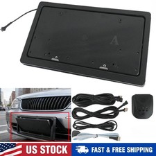 2PCS Car Front+Rear Plate Frame Holder Wireless Remote US Standard For Car Shows picture