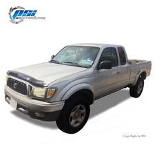 Extension Style Fender Flares Fits Toyota Tacoma 95-04 Complete Set, Paintable picture
