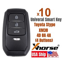 5x Xhorse XM38 Universal Smart Remote Key for Toyota 4 Buttons XSTO01EN for VVDI picture