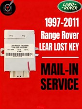 1997 - 2011 Range Rover LEAR Lost Key Replacement Mail in Programming Service picture