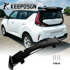 Glossy Black 118cm Rear Trunk Roof Spoiler Wing Tail lip For Kia Soul Hatchback picture