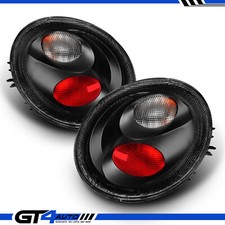 For 1998-2005 98-05 Volkswagen Beetle Black Tail Lights Brake Lamps Left+Right picture