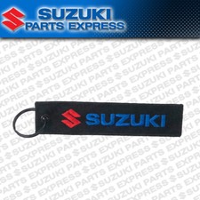 NEW GENUINE OEM SUZUKI S LOGO WOVEN KEY CHAIN RED BLUE BLACK 990A0-19089-010 picture