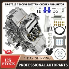 For Brawler 750 CFM Double Pumper 4 Barrel Carburetor E-Choke picture