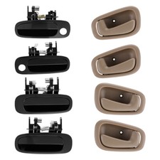 Complete Set of 8 PCS Door Handles For Toyota Corolla Chevrolet Prizm 1998-2002 picture