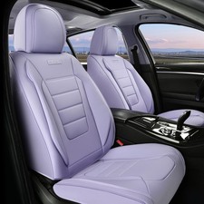Coverado Car Seat Covers Front, for Cars, Purple-seed picture