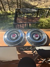 1960s Buick Original Hubcaps Pair  picture