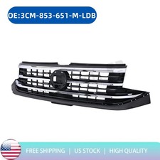 New Front Upper Grille Chrome For 2021 - 2023 Volkswagen Atlas 3CM853651MLDB picture