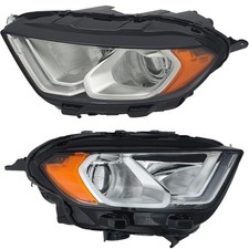 Left/Right/Pair Headlight Chrome Halogen w/LED DRL For 2018-2023 Ford EcoSport picture