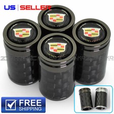 VALVE STEM CAPS WHEEL TIRE FOR CADILLAC 4PC 2 COLOR OPTION - VC08 VC31 picture