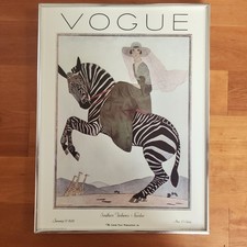 Vintage VOGUE 1926 Print Painting ADVERTISEMENT SOUTHERN FASHIONS PRINTED 1954  picture