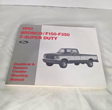 1990 Ford Bronco F150 F250 F350 Super Duty Electrical Vacuum EVTM Manual OEM picture