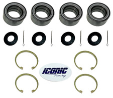 HD Both Front Rear Wheel Bearing Kits for Polaris RZR XP Turbo All Models S 4 S4 picture