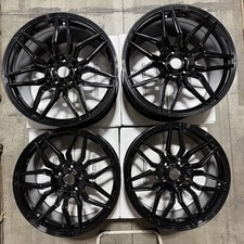 Used 19x8.5/20x11 MRR Forged F24 fit Corvette C8 5x120 38/48 66.9 Black No Cap W picture