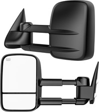 Pair Power Heated Tow Mirrors for 99-02 Chevy Silverado Sierra 1500 2500 3500 HD picture