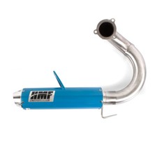 HMF Big Core Slip On Exhaust for Can-Am Maverick Trbo (15-17) Octane Blue w/Euro picture