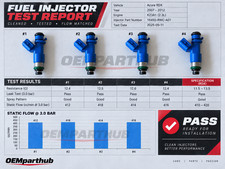 Cleaned & Flow Tested Acura RDX 410cc injectors (set 4) K Series 16450-RWC-A01 picture