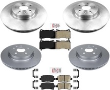 5 LUG Front & Rear Brake Rotors Brake Pads Hardware For Cadillac XTS 2013-2019 picture