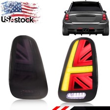 Smoke Tail Lights Union Jack For 2001-2006 Mini-Cooper S R50 R52 R53-W/Animation picture